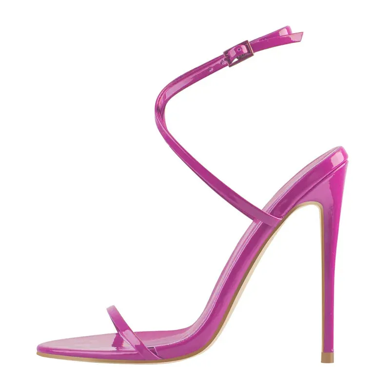 Peep Toe Ankle High Heel Sandals
