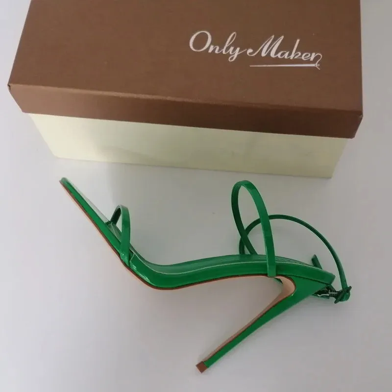 Peep Toe Ankle High Heel Sandals