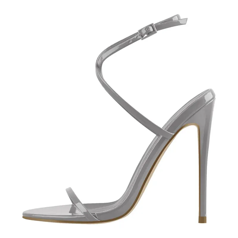 Peep Toe Ankle High Heel Sandals