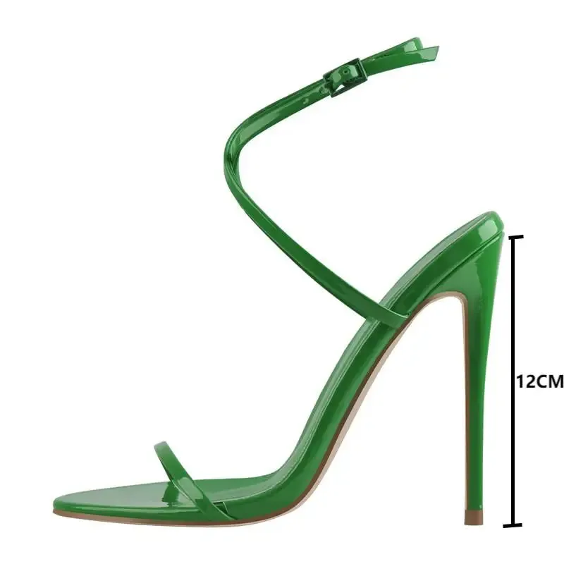 Peep Toe Ankle High Heel Sandals