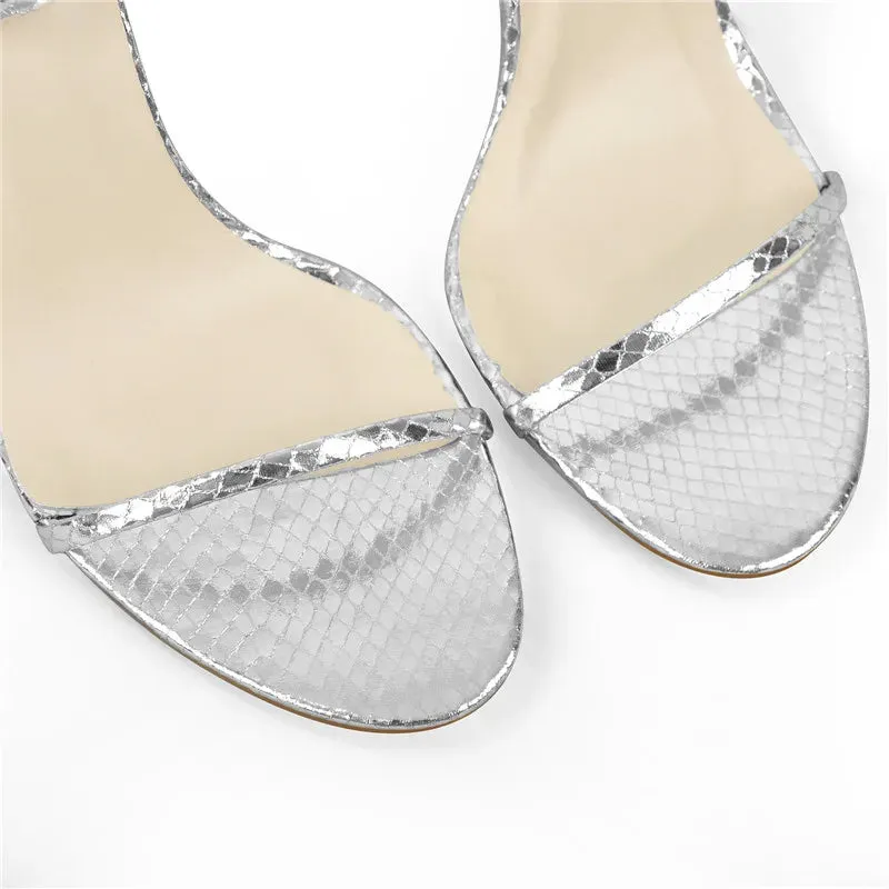 Peep Toe Ankle High Heel Sandals