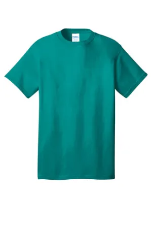 Port & Company Adult Core Cotton Tee - Bright Aqua