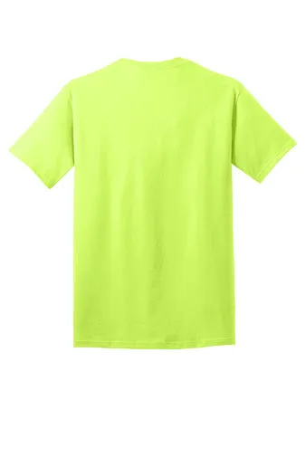 Port & Company Adult Core Cotton Tee - Neon Yellow