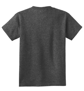Port & Company Youth Core Cotton Tee - Dark Heather