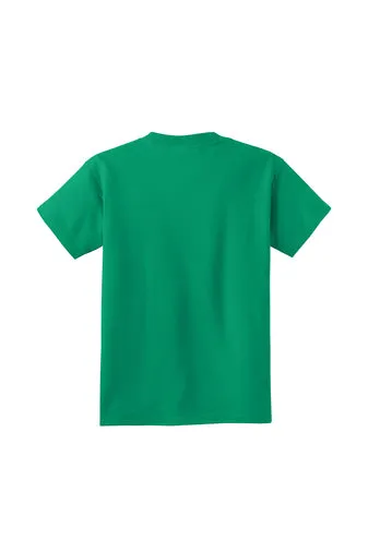 Port & Company Youth Core Cotton Tee - Kelly Green