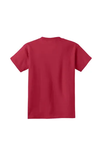 Port & Company Youth Core Cotton Tee - Red