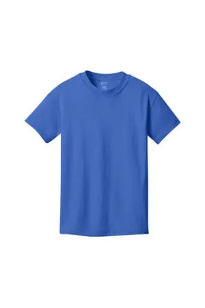 Port & Company Youth Core Cotton Tee - Royal Blue