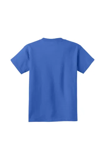 Port & Company Youth Core Cotton Tee - Royal Blue
