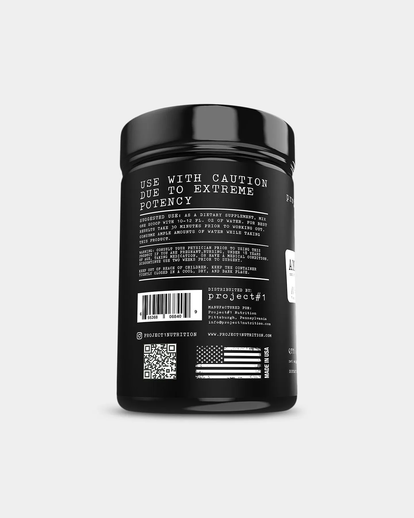 Project#1 Nutrition Amp-Nox Pre-Workout