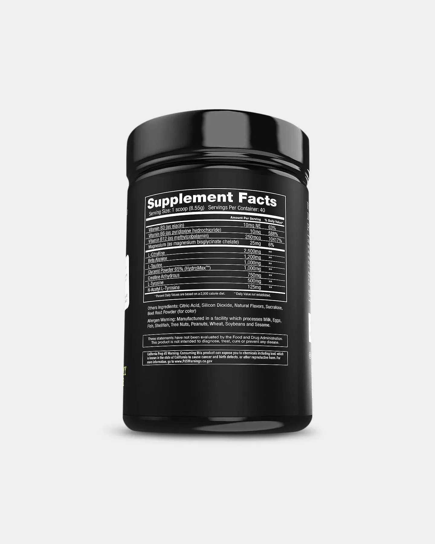 Project#1 Nutrition Amp-Nox Pre-Workout