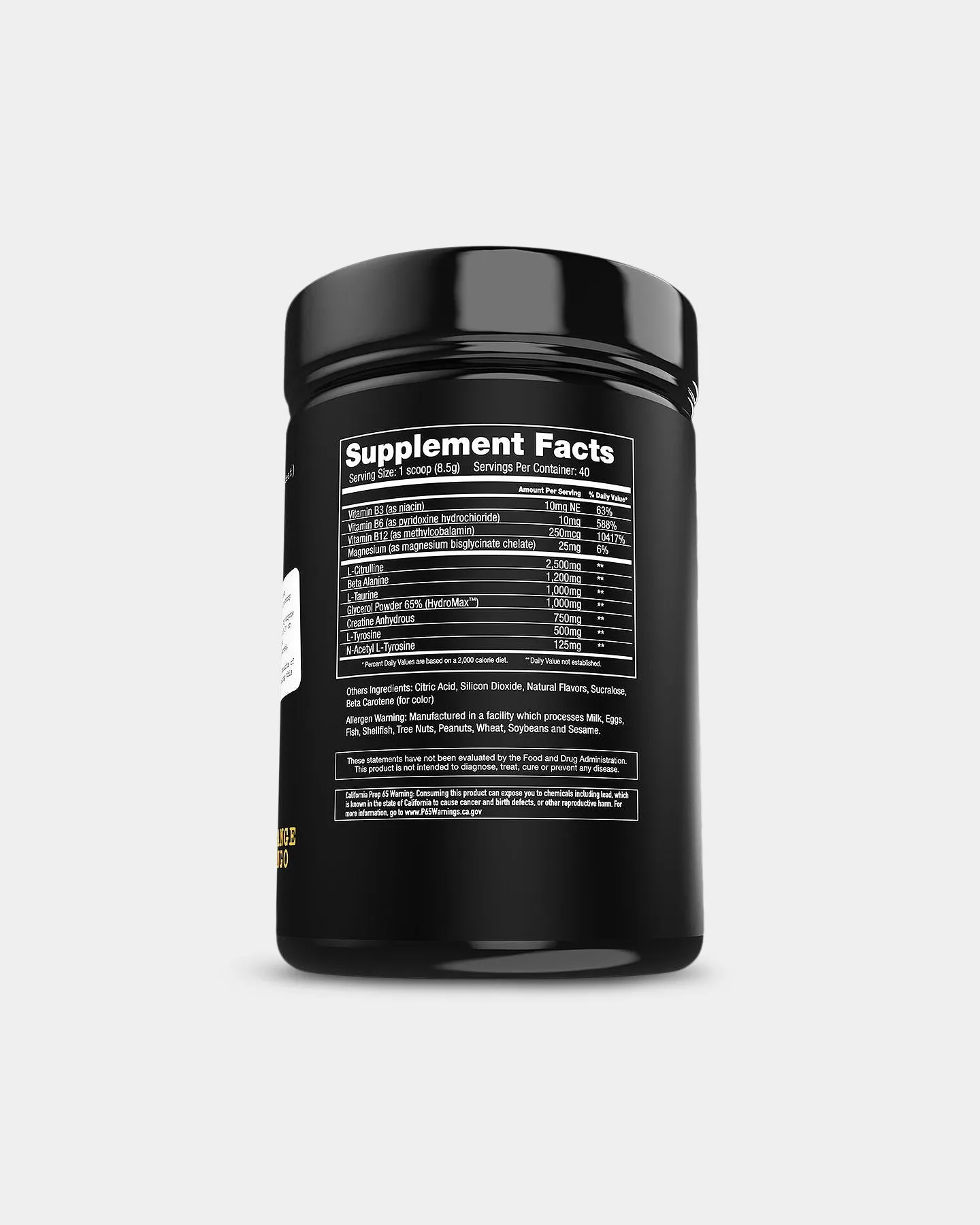 Project#1 Nutrition Amp-Nox Pre-Workout