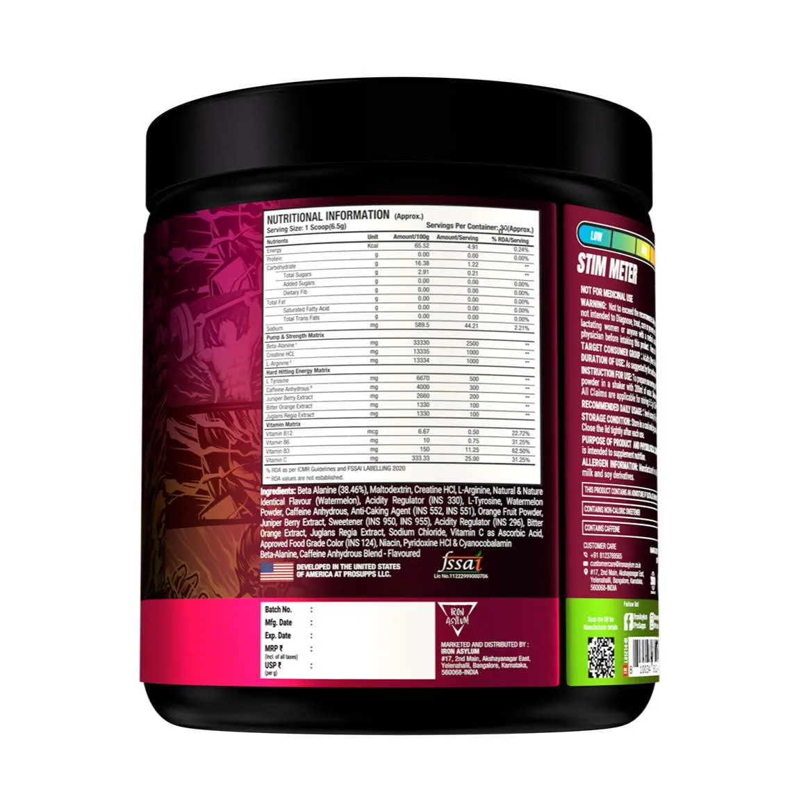 ProSupps Hyde Xtreme Hard-Hitting Energy Pre Workout