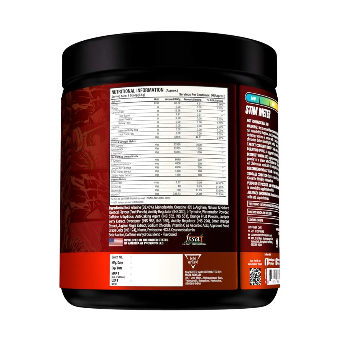 ProSupps Hyde Xtreme Hard-Hitting Energy Pre Workout