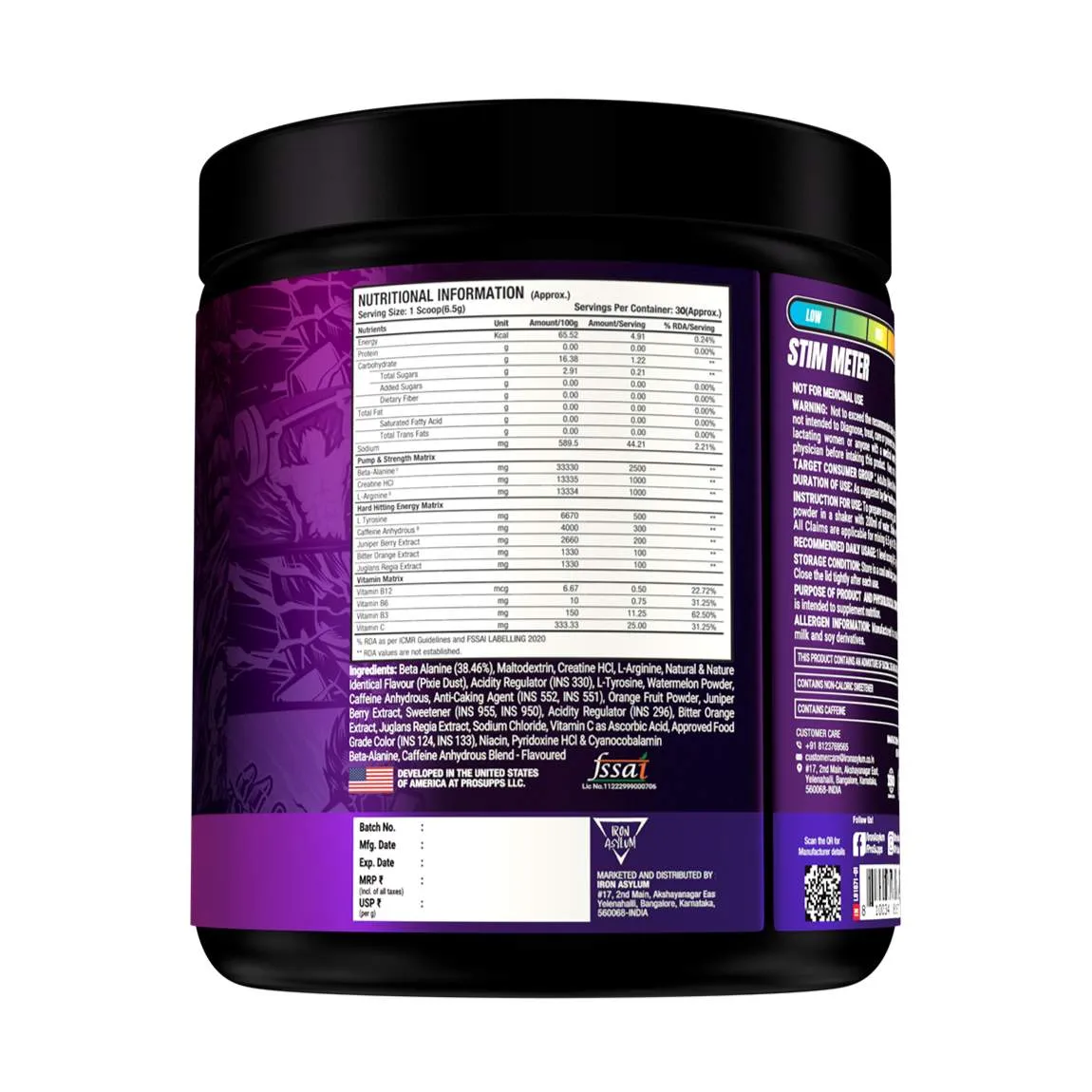 ProSupps Hyde Xtreme Hard-Hitting Energy Pre Workout