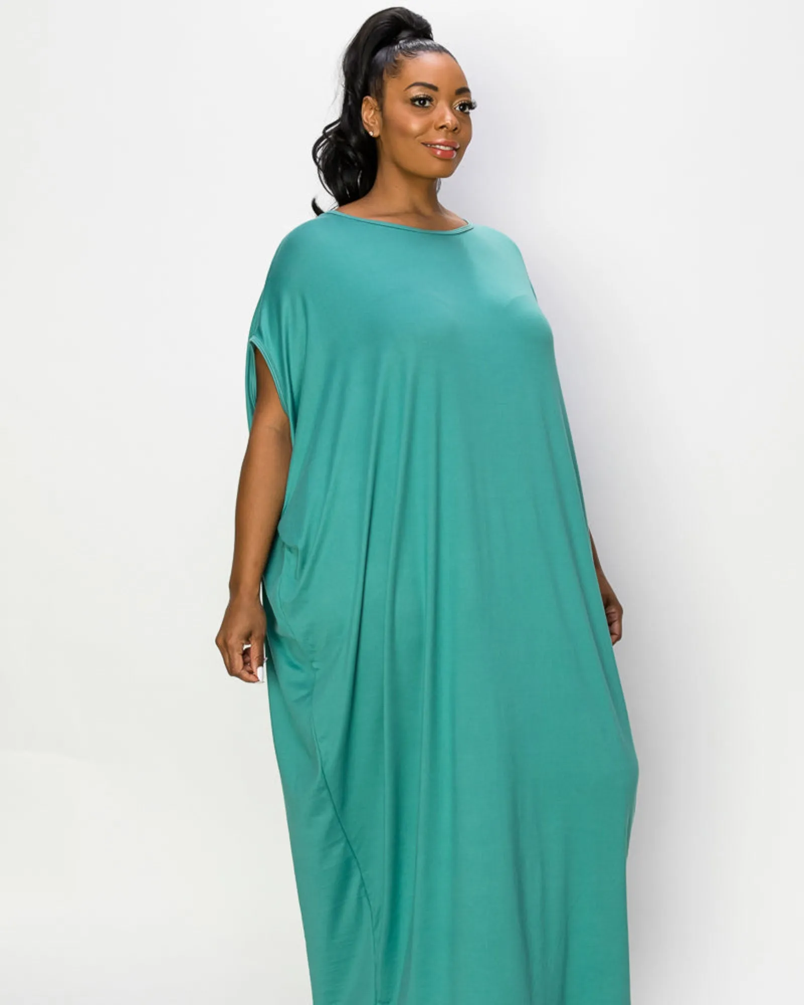 Sasha Kaftan Dress | Jade Dusty