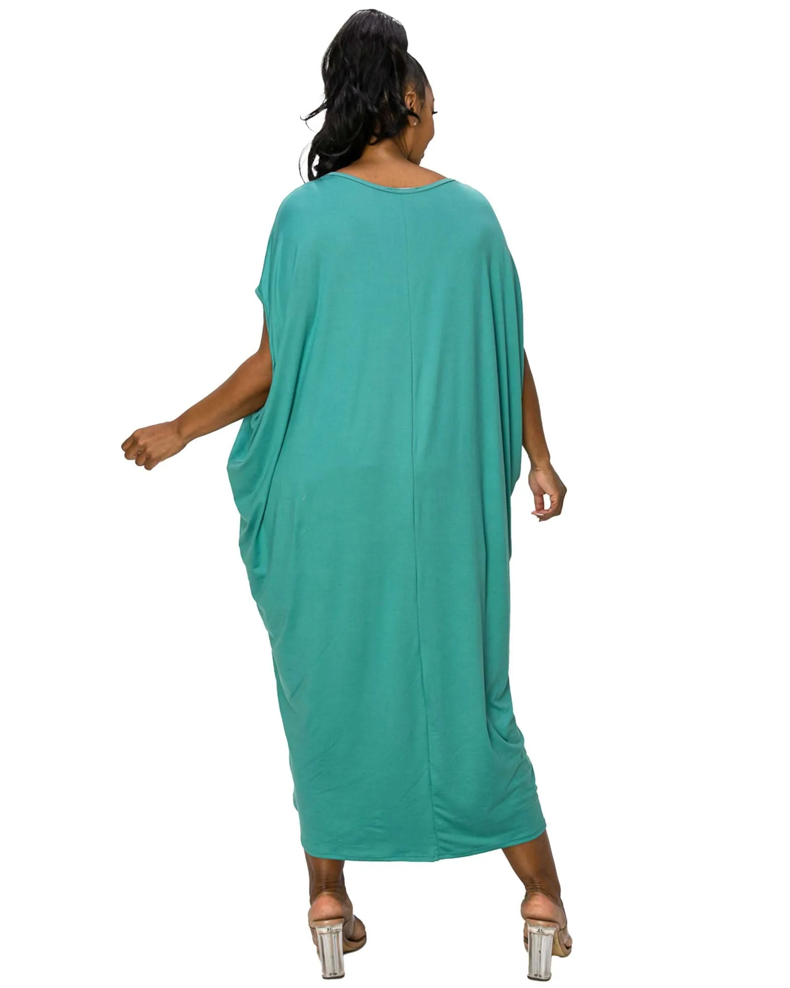 Sasha Kaftan Dress | Jade Dusty