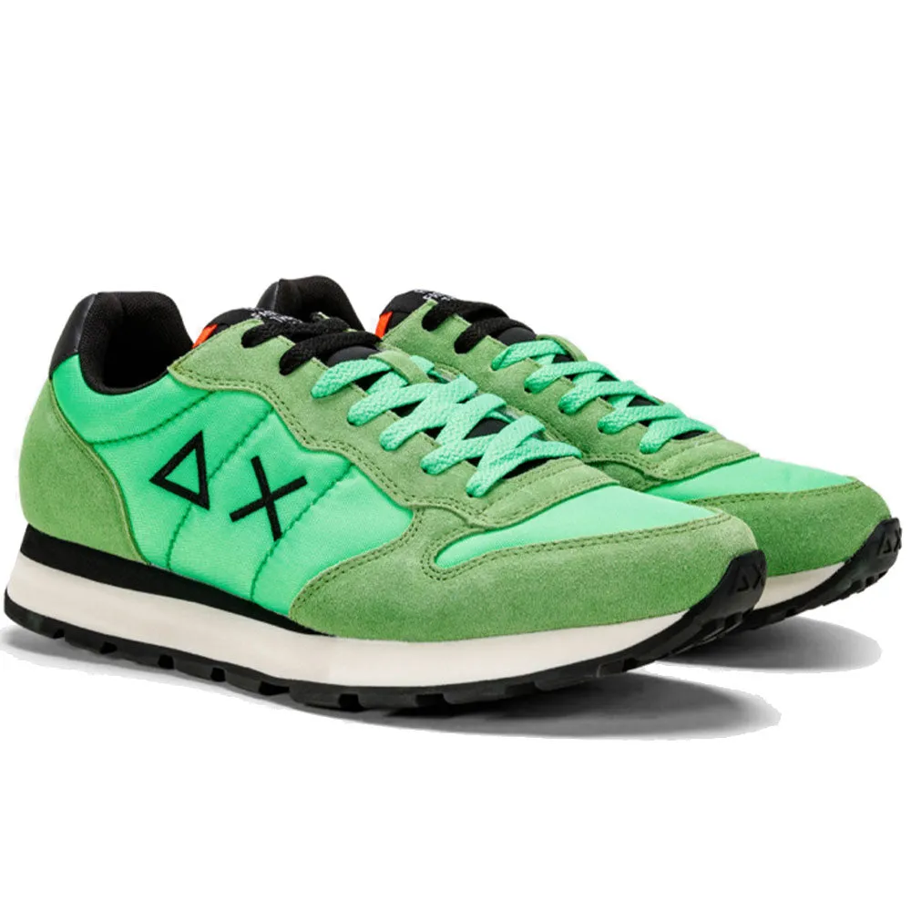 Scarpe Uomo Sun68 Sneakers Tom Solid Nylon Verde Fluo - Z32101