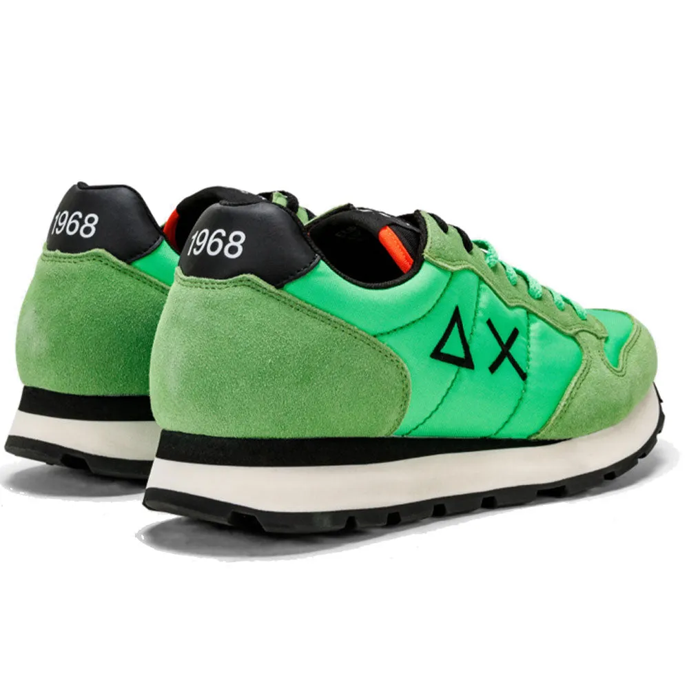 Scarpe Uomo Sun68 Sneakers Tom Solid Nylon Verde Fluo - Z32101