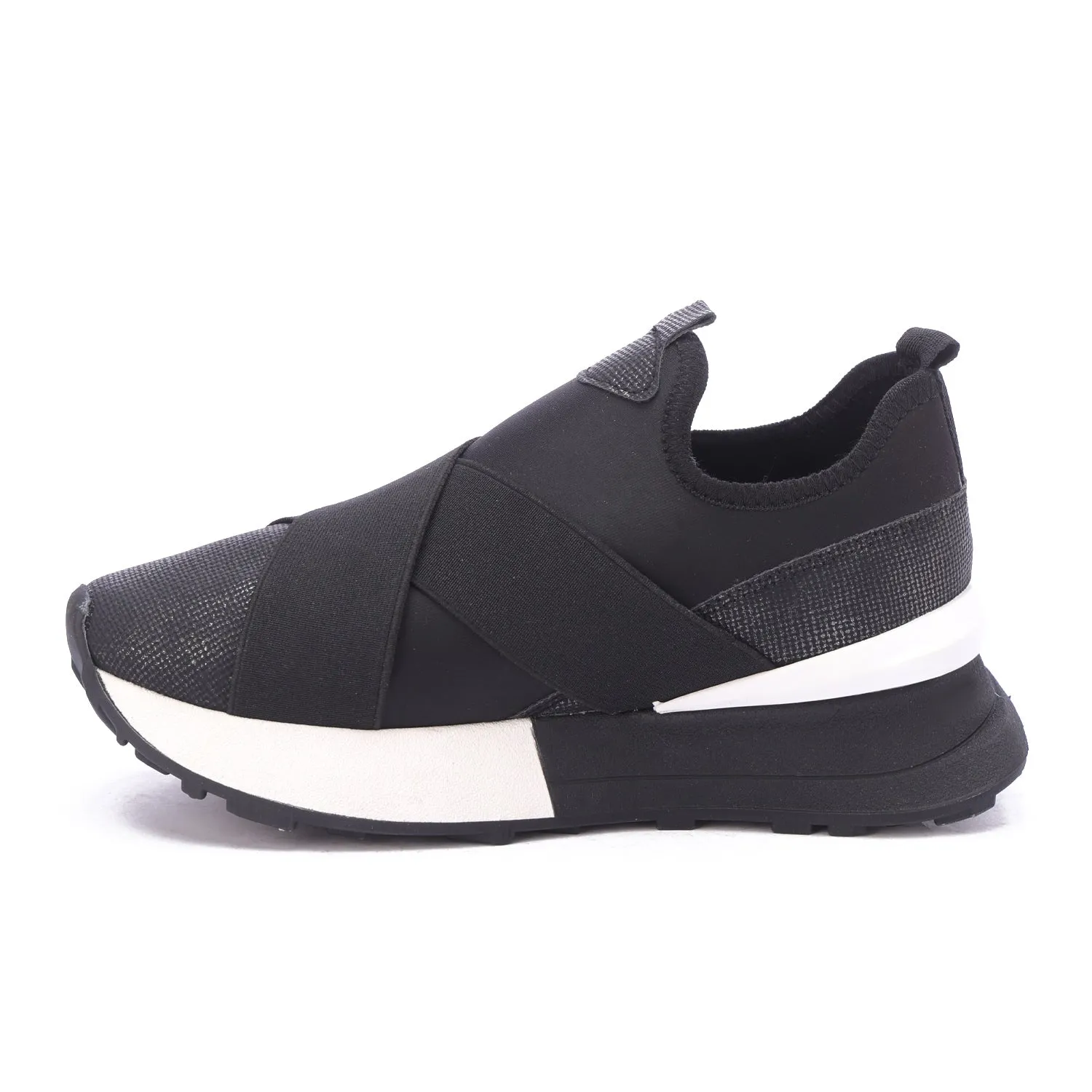 SERGIO Slip-On Sneakers-Black