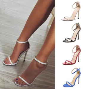 Sexy High Heels Women Shoes Stiletto Heels 11 Cm Women Heels Sandals Buckle Ladies Shoes Women Pumps Comfort Heeled Shoes 2021