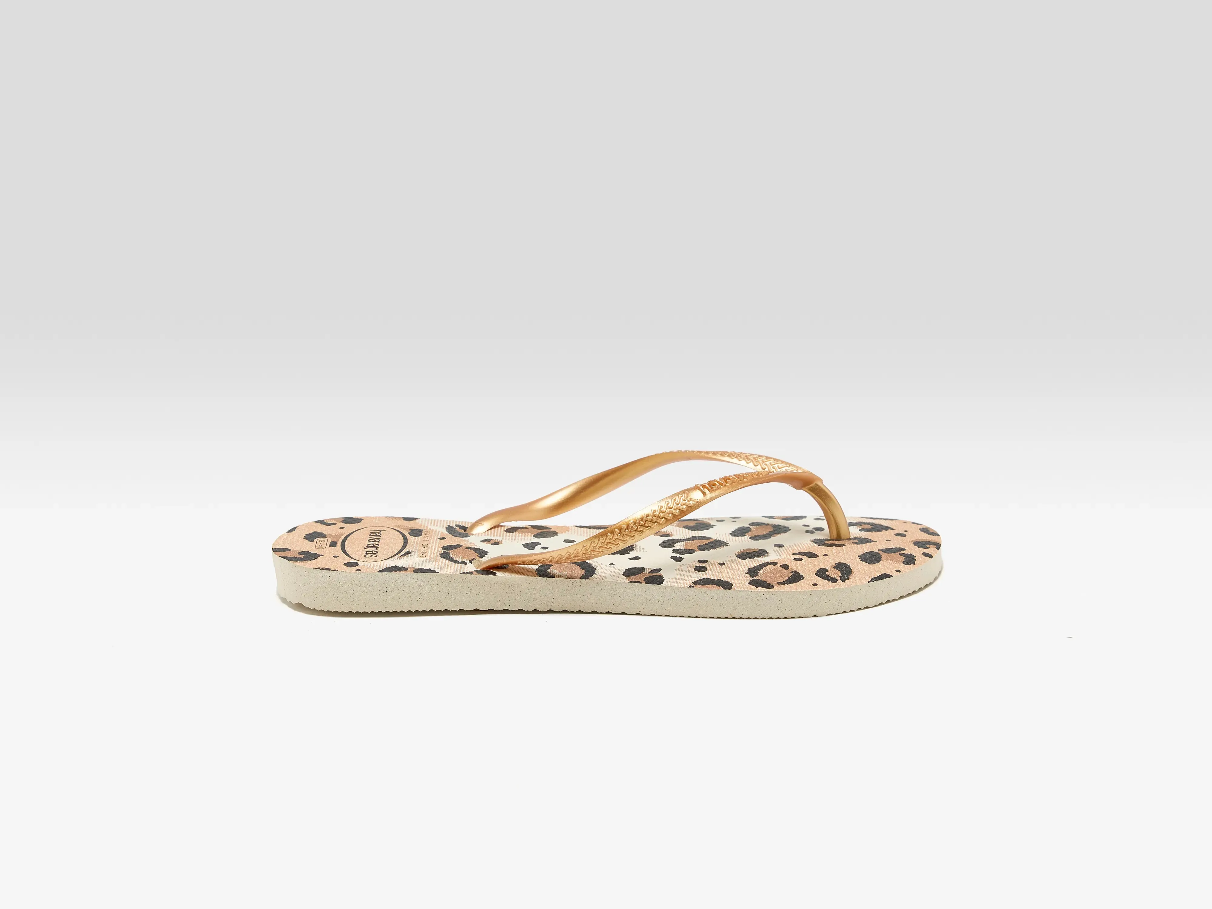 Slim Anamals Flip Flops for Women  (251 / W / BROWN)