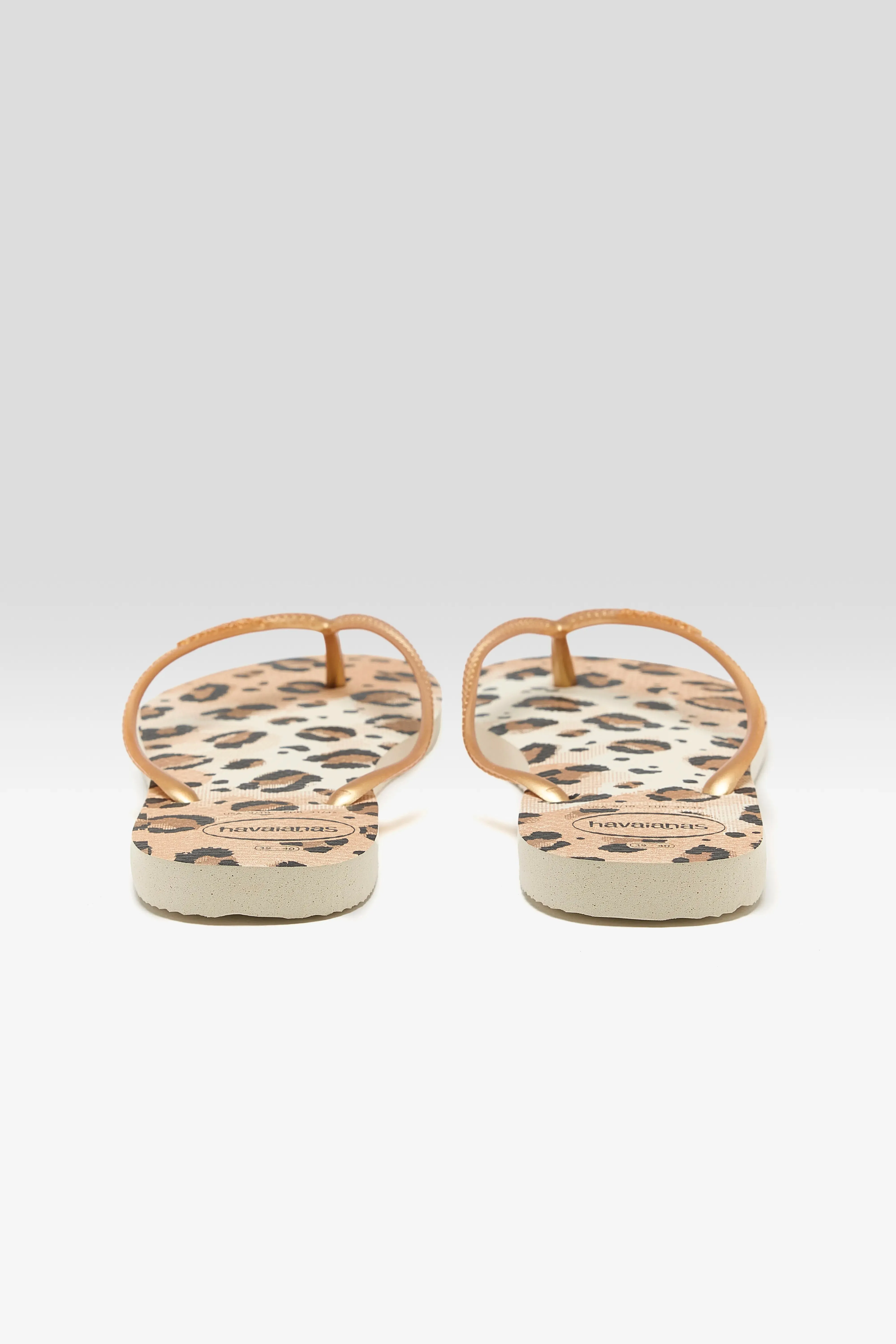 Slim Anamals Flip Flops for Women  (251 / W / BROWN)