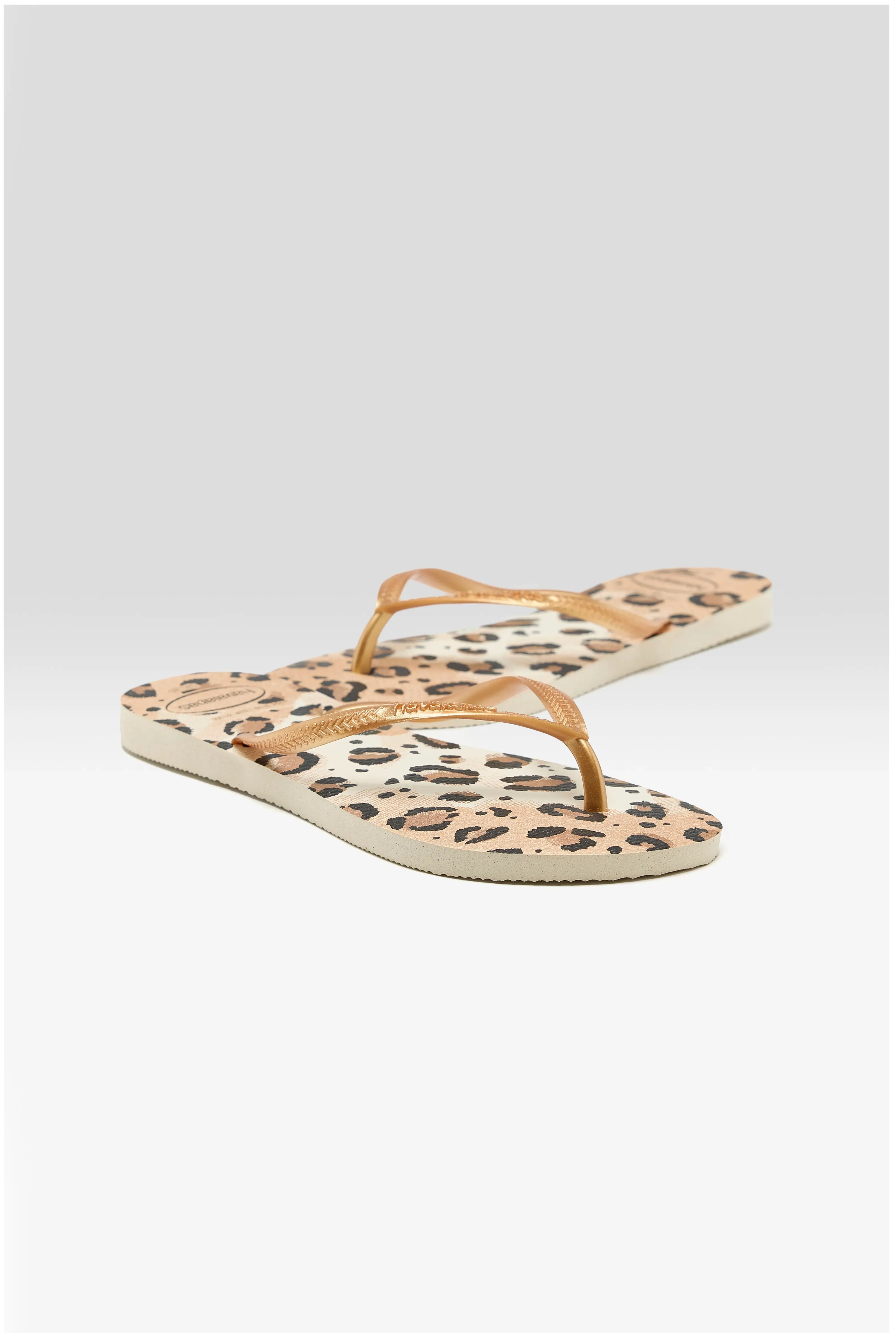Slim Anamals Flip Flops for Women  (251 / W / BROWN)