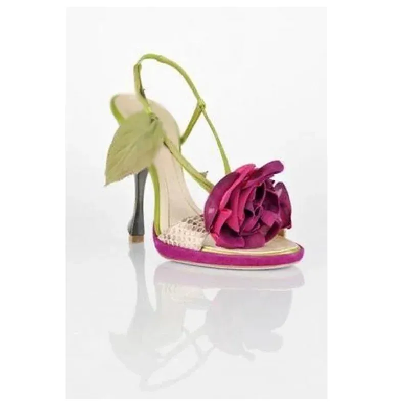 Snakeskin Buckle Sandals