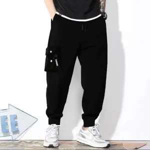 Stoergo - Cargo Broek Heren – Stijlvolle Joggingbroek met Zakken, Verstelbare Taille