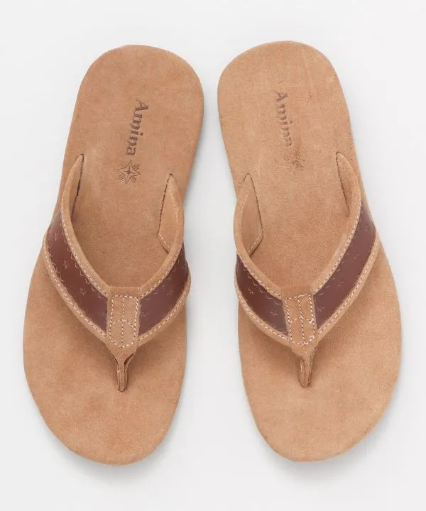 Suede Flip Flops - S