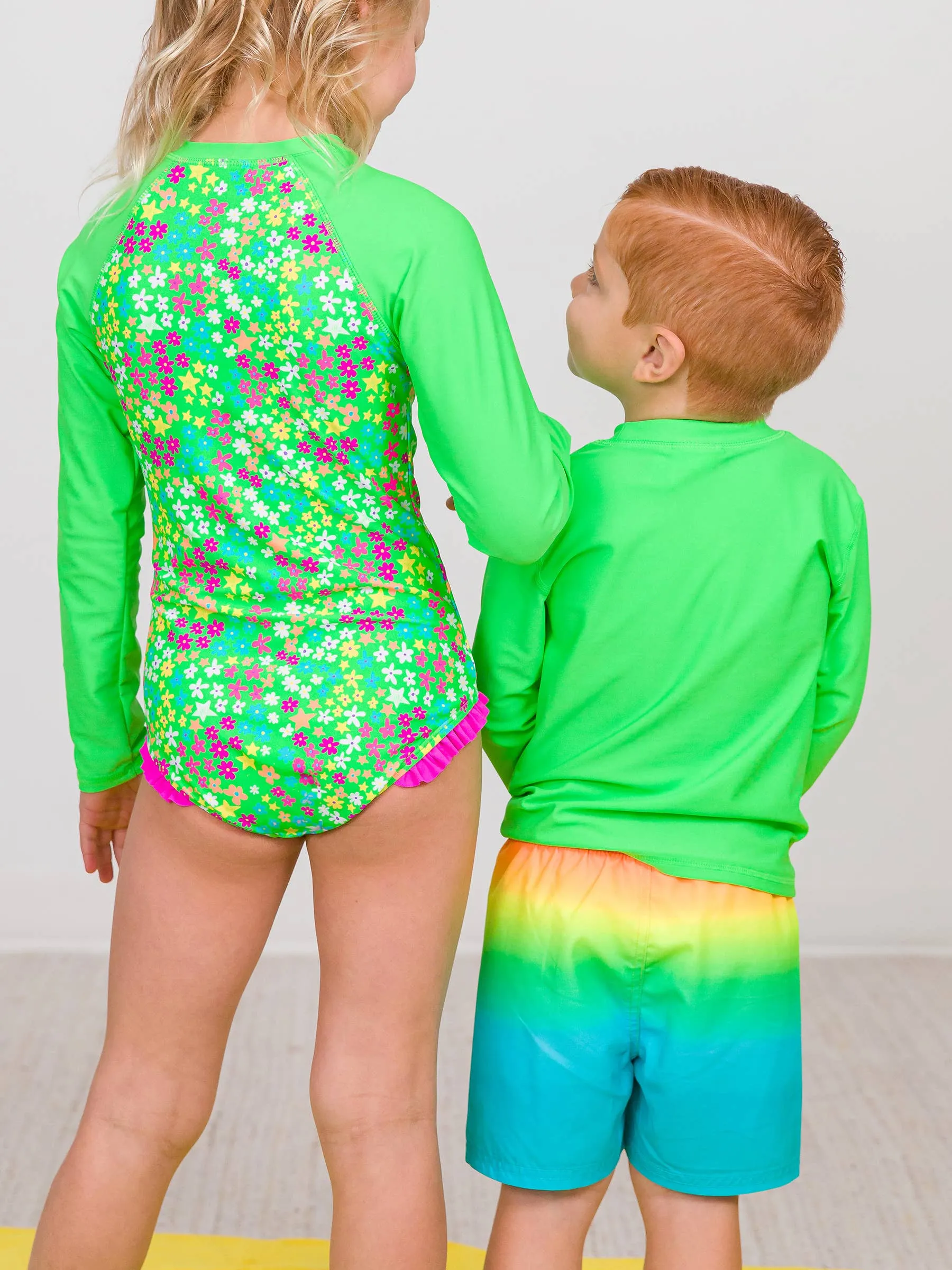 Swim Trunks - Neon Sunset