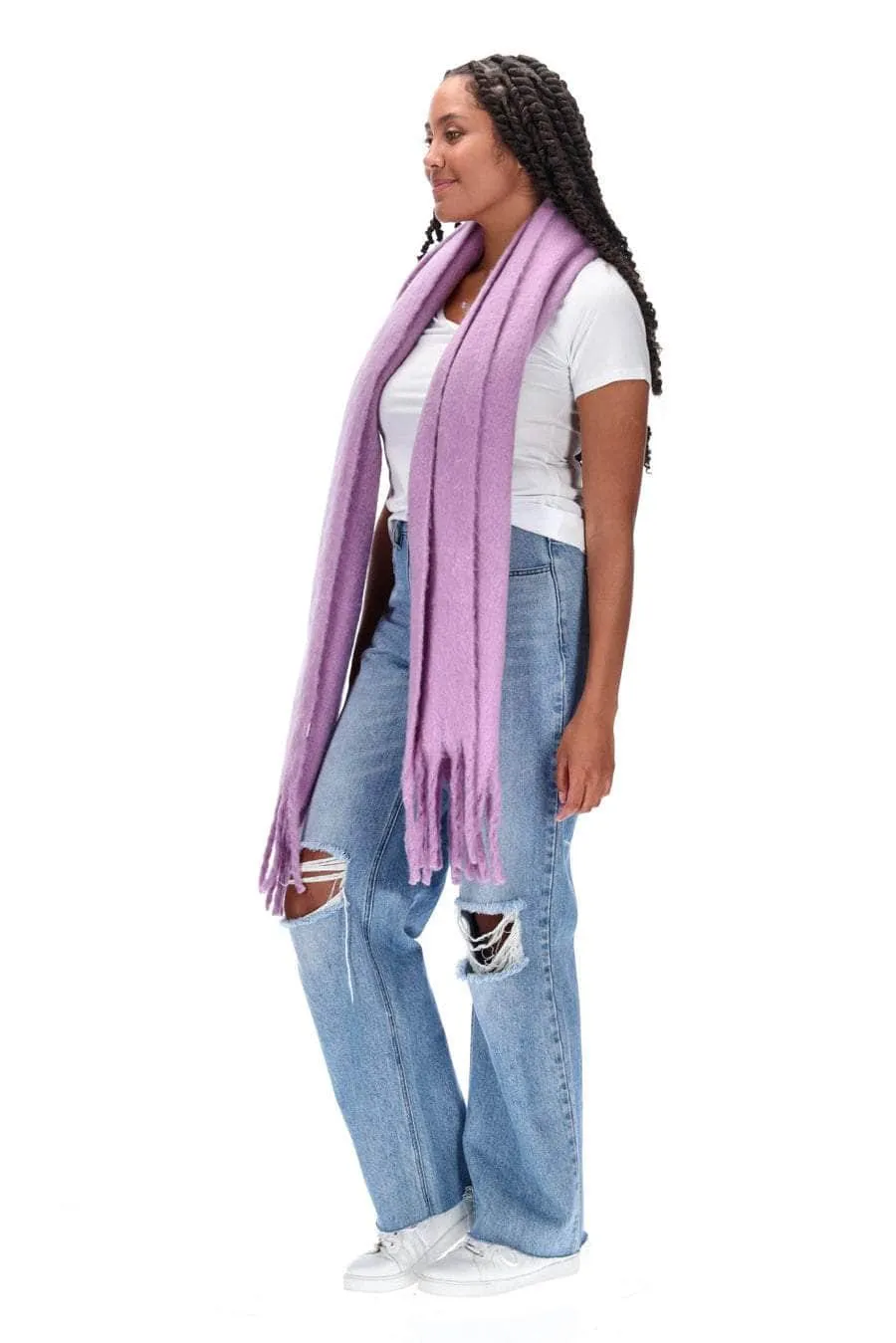 Tassel Scarf Lilac