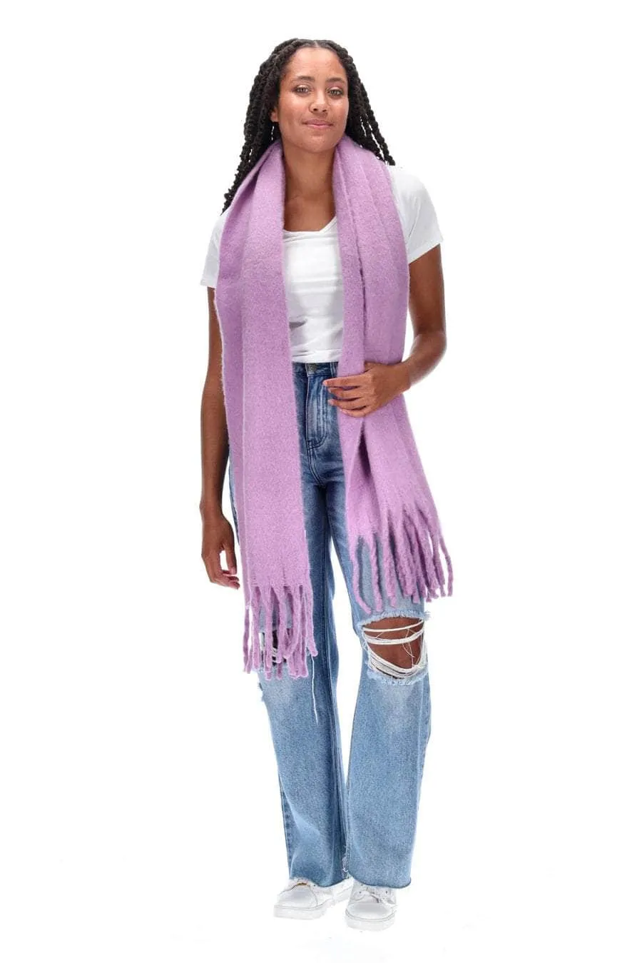 Tassel Scarf Lilac