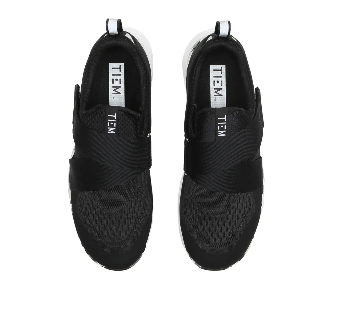TIEM SLIPSTREAM - BLACK GEOMETRIC INDOOR AND OUTDOOR CYCLING SHOES