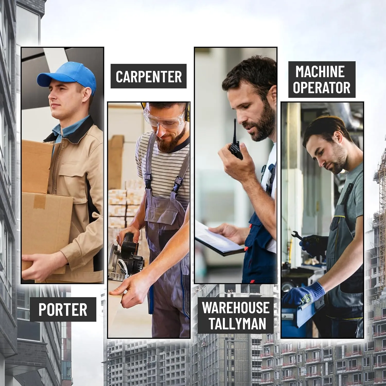 Unisex Adults Work Shoes - Black - All Seasons - Industrial & Construction - Lace-Up - Mesh - Moderate Cushioning - Hiking - Adults (Men & Women) Outdoor Enthusiasts & Athletes