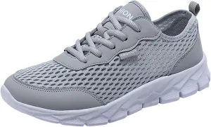Womens Walking Shoes Lace Up Lightweight Memory Foam Cheer Slip On Shoes Women Workout Casual Work Shoes Women's Fashion Sneakers Steel Toe Tennis Shoe Cross Trainer Shoe
