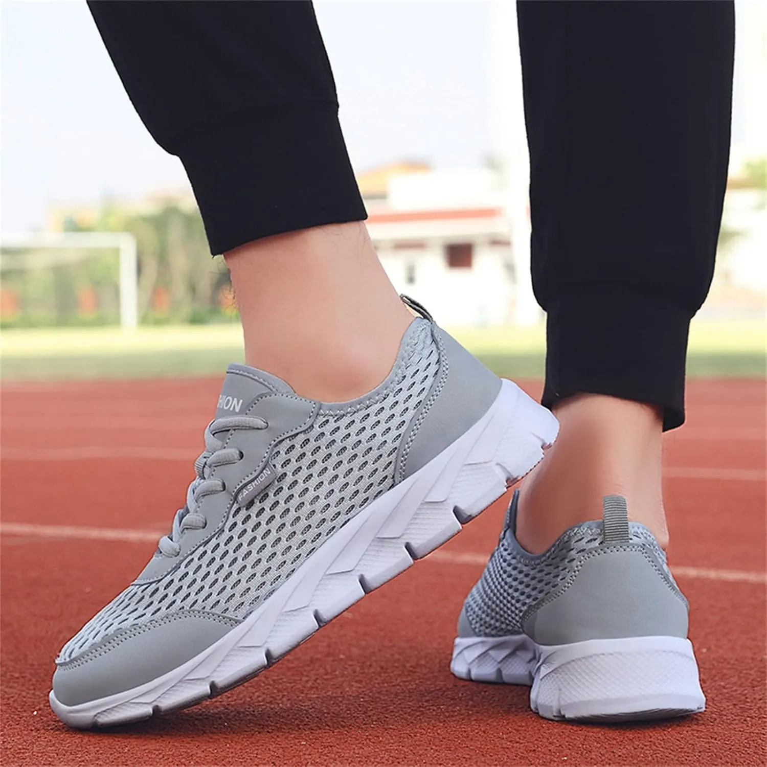 Womens Walking Shoes Lace Up Lightweight Memory Foam Cheer Slip On Shoes Women Workout Casual Work Shoes Women's Fashion Sneakers Steel Toe Tennis Shoe Cross Trainer Shoe