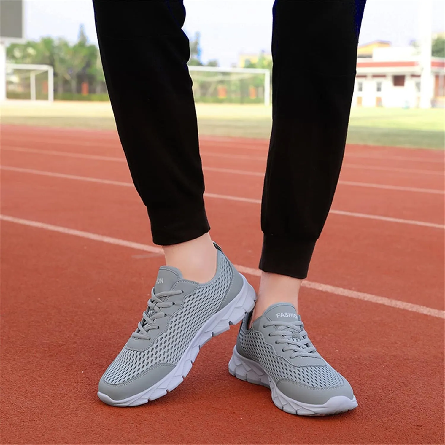 Womens Walking Shoes Lace Up Lightweight Memory Foam Cheer Slip On Shoes Women Workout Casual Work Shoes Women's Fashion Sneakers Steel Toe Tennis Shoe Cross Trainer Shoe